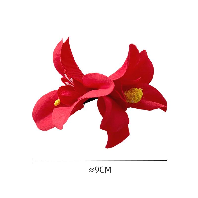 Bohemia Flowers Hair Side Clips Bridal Flowers Hairpin For Women Girls  Sweet Hair Clips Beach Holiday Hair Accessories