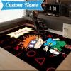 Custom Name Adventure Playroom Rug-rats Rug Game Carpet, Floor Mat for Bedroom Living Room Entryway Rug, Home Decor Idea Gift for Christmas birthday
