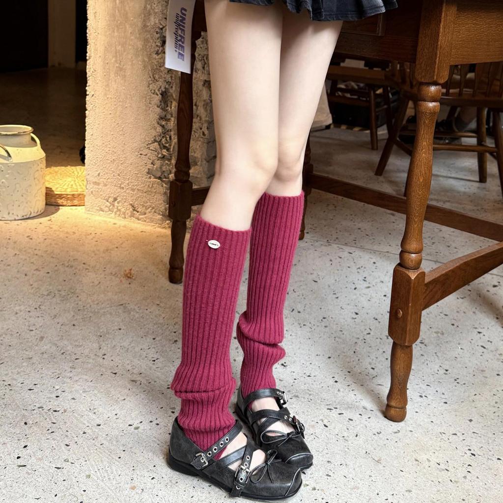 Women's Velvet Thickened White Stirrup Leg Warmers: Warm, Versatile, Korean-Style for Autumn/Winter Ballet & Single Shoe Pairing.