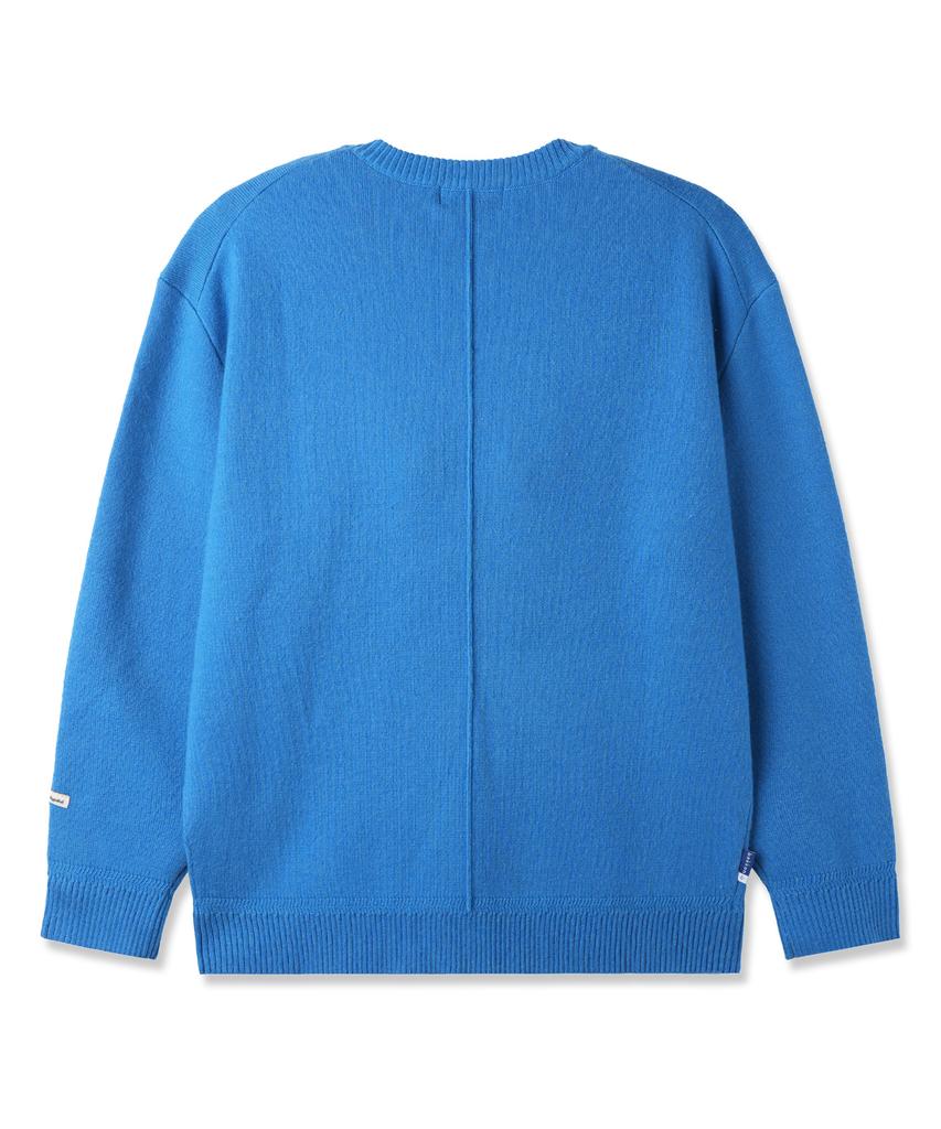 BAKKEN Soft Wool Round Knit Bk8937_Blue