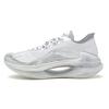 LiNing Jueying Non-slip Wear-resistant Shock Absorption Low-Top Running Shoes Silver Phantom Titanium Air ARHQ245-4