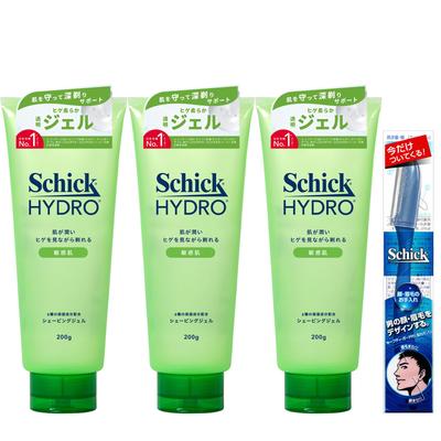 Hydro Sensitive Skin Shaving Gel 200g X 3 Bottles with Bonus Item
