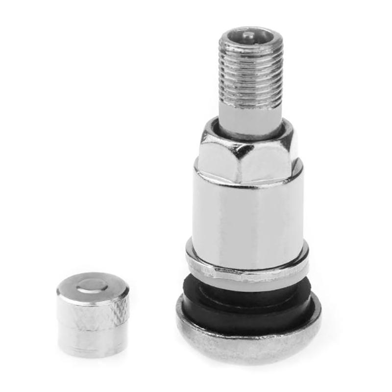 4 Bucăți Valve Universale pentru Anvelope Auto și Motociclete Cu Capac de Praf Toate din Oțel Rezistente la Explozie Tr525 Valve pentru Anvelope cu Vid Alezaj 11.3