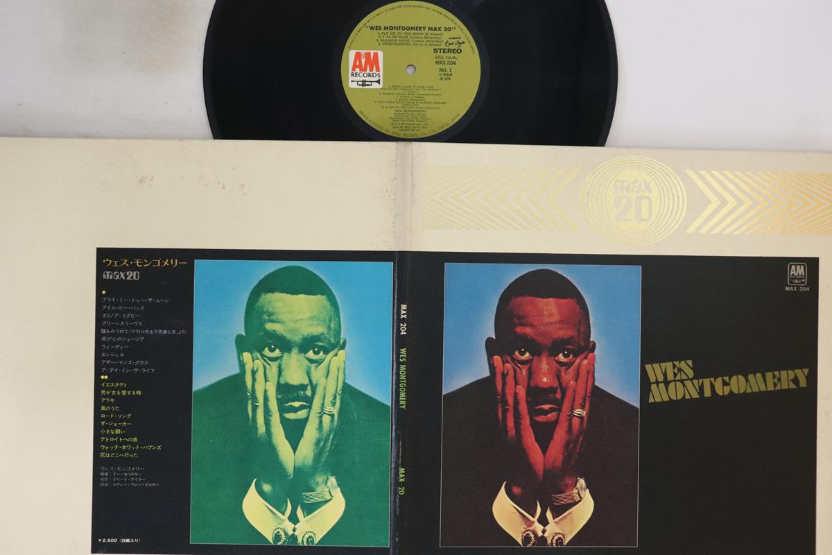 

LP Record WES MONTGOMERY - Max 20 MAX204 A&M 1972 Japan Jazz Used