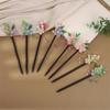 Ebony Style Tassel Hairpin: Vintage Wooden Hair Accessory for Women, Perfect for Simple Updos and Ancient Costume Adornments