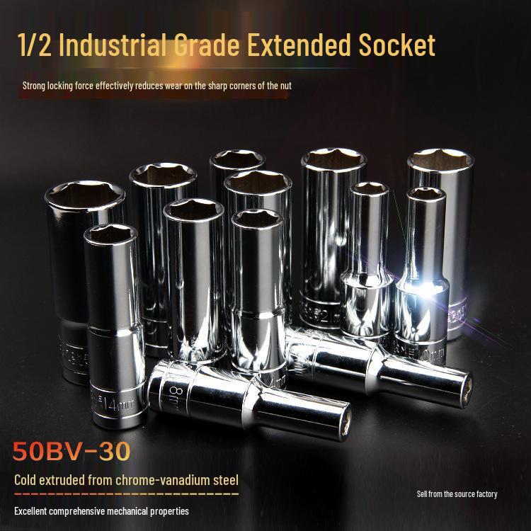 30mm Extended Socket Head Wrench Set with Electric Board Glove Socket Tool Extended Socket (8mm)