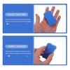 24 Pcs Dry Erase Erasers Whiteboard Erasers EVA Felt Cloth Erasers Bone-shaped Whiteboard Erasers