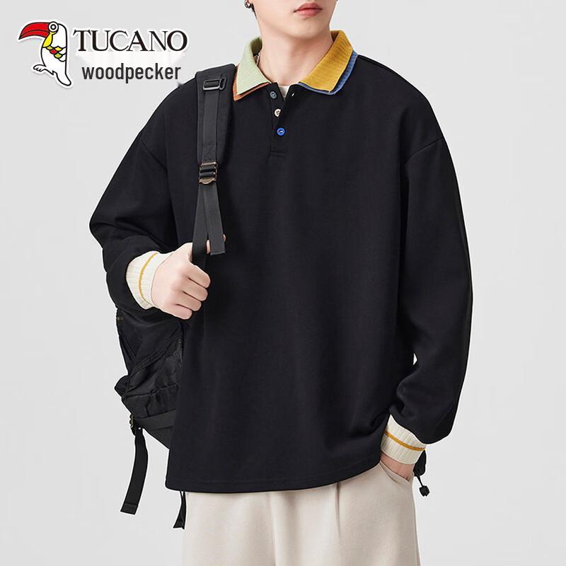 TUCANO Men s Faux Two-Piece Polo Knit Sweater M