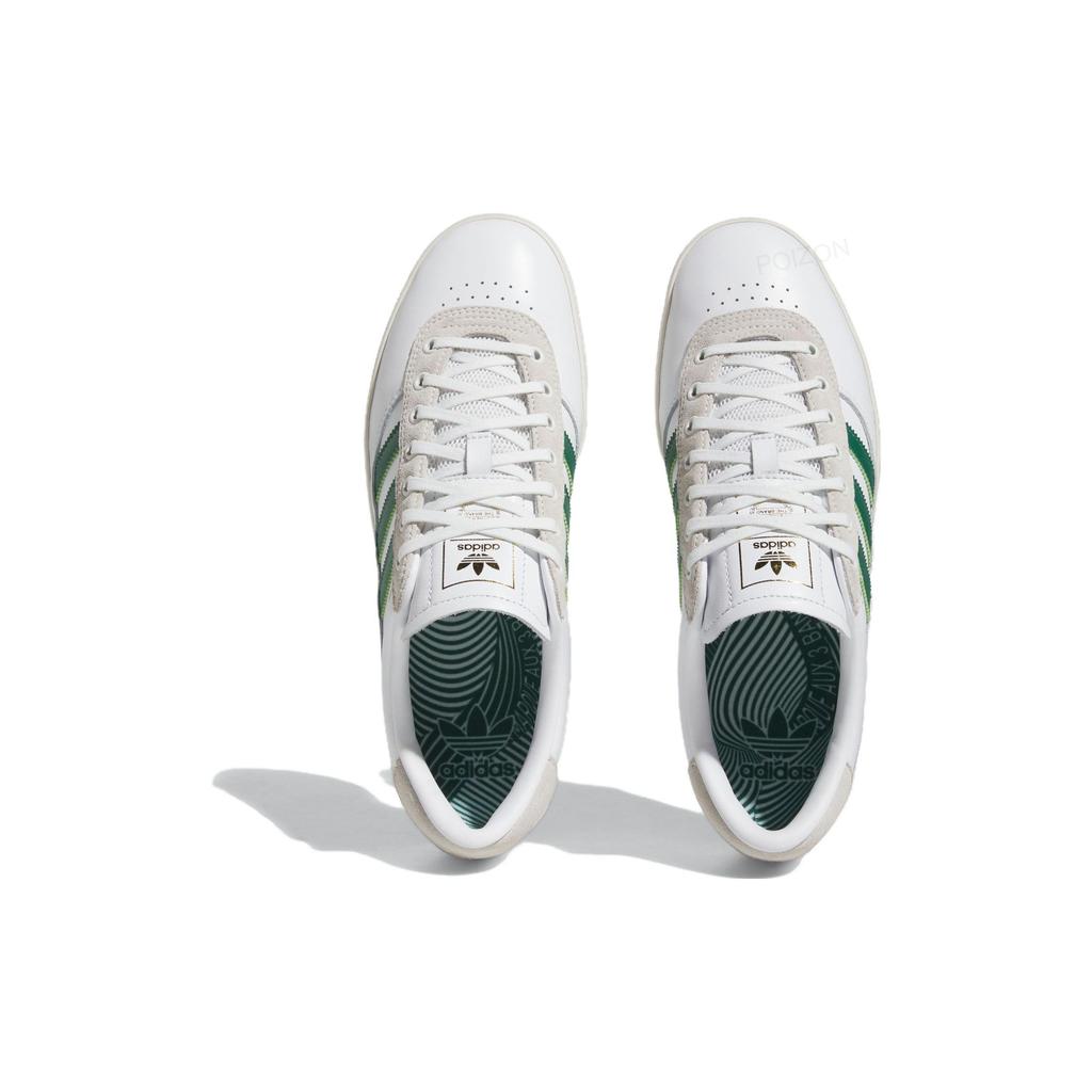 adidas Puig Indoor White Dark Green Unisex Sneakers Cloud-White Chalk-White IG5237