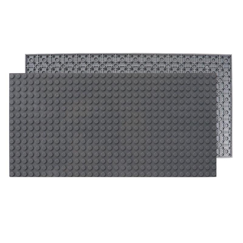 Baseplate Double Sides Base Plates for Figures Building Blocks Toys for Children City Baseplates Kids Gifts 25.5*12.8 cm Plate