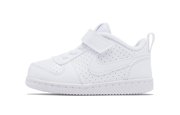 

Nike Court Borough Abrasion Resistant Mid top Toddler Shoes White Infant And Toddler AV3172-100 21
