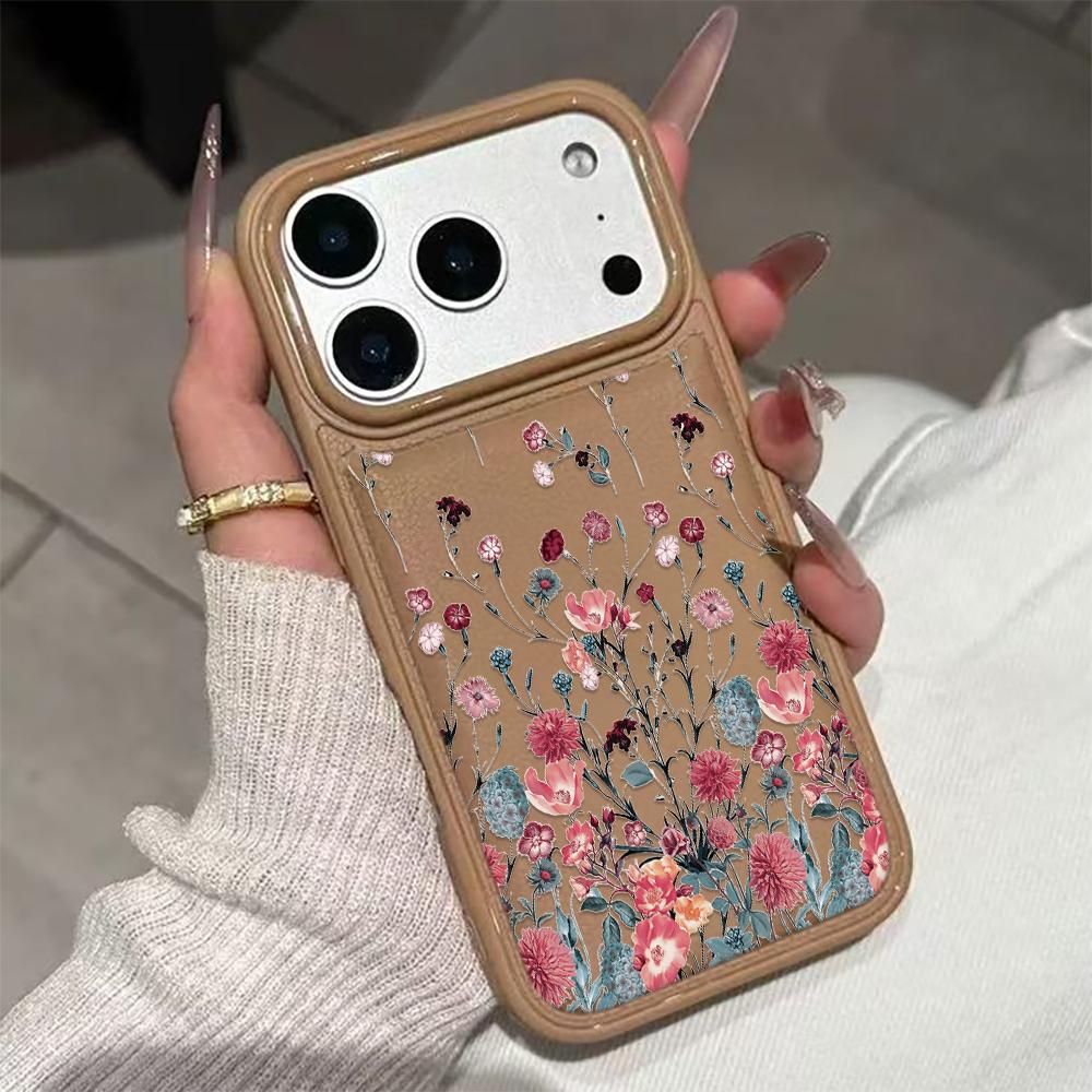 Oil Painting Flowers Phone Case For IPhone 17 17Air 15 16 Pro Max 14 Plus 13 12 11 Pro Max Soft Phone Cover Cases Funda Bumber