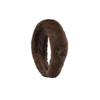 Brown Hat [serre-tete] Mink Fur Band - Brown