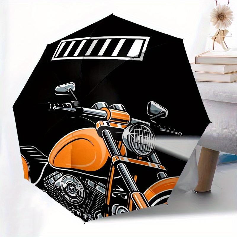 1pc MotorcycleHeadlight Themed High-quality Umbrella,Automatic Opening and Closing Umbrella,Multi-functional Umbrella G0811002
