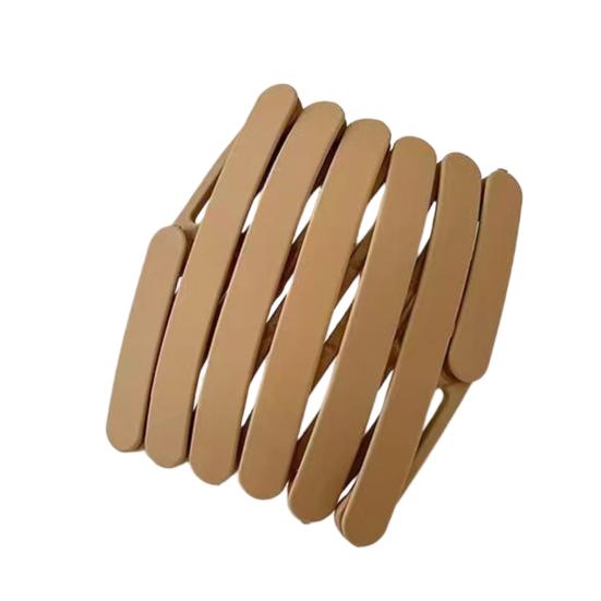 Women Headband Anti-Skid Teeth Resin Hairband Adjustable Stretch Travel Washing Face Hair Hoop Running Jumping Hair Accessory