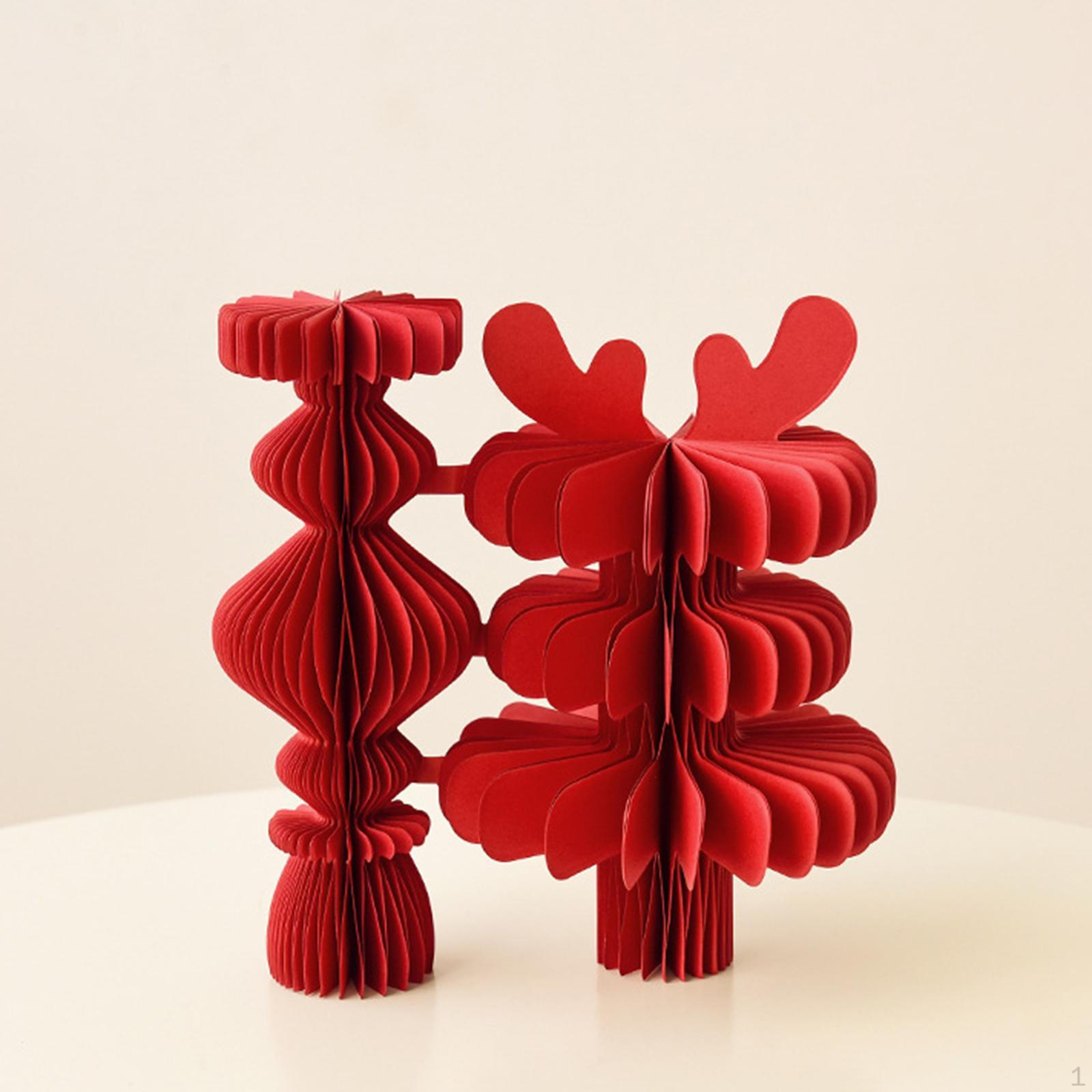 

Сотовый персонаж декоративный новогодний декор гирлянда декоративные красные бумажные украшения для гостиной Style B