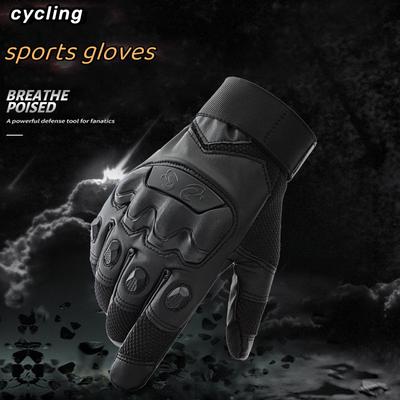 Motorcycle Gloves Men's Cycling Gloves Outdoor Tactical Gloves Military Windproof Wear-resistant Combat Non-slip Sports Gloves