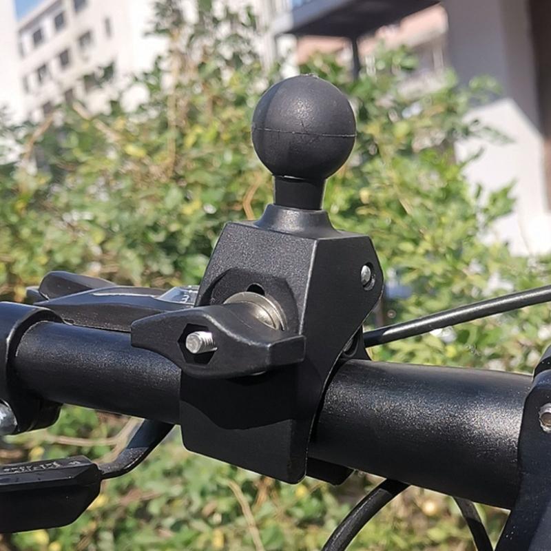 Universelle Aluminiumrohrklemme Halterung Schnell lösbare Halterung für Smartphones Kameras an Motorrädern Fahrrädern & Fahrzeugen