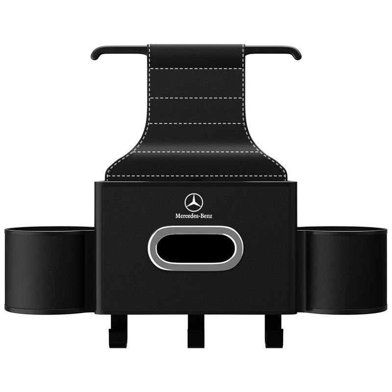 

GLC GLB Car Seat Back Multi-Functional Storage Box For Mercedes Benz AMG GLE GLS CLS GLC CLA GLA GLK ML C197 R231 W167 W247 W24 чёрный