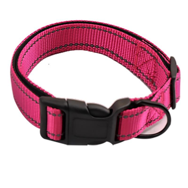 

Dog Accessories Nylon Reflective Diving Cloth Dog Collar Pet Collar 73*2.5CM розы красного