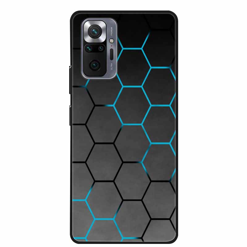 Per Xiaomi Redmi Note 10 Pro Custodia Moda Morbido Silicone Cover per Telefono per Redmi Note10 Pro Max Coque M2101K6G Paraurti Cool Funda
