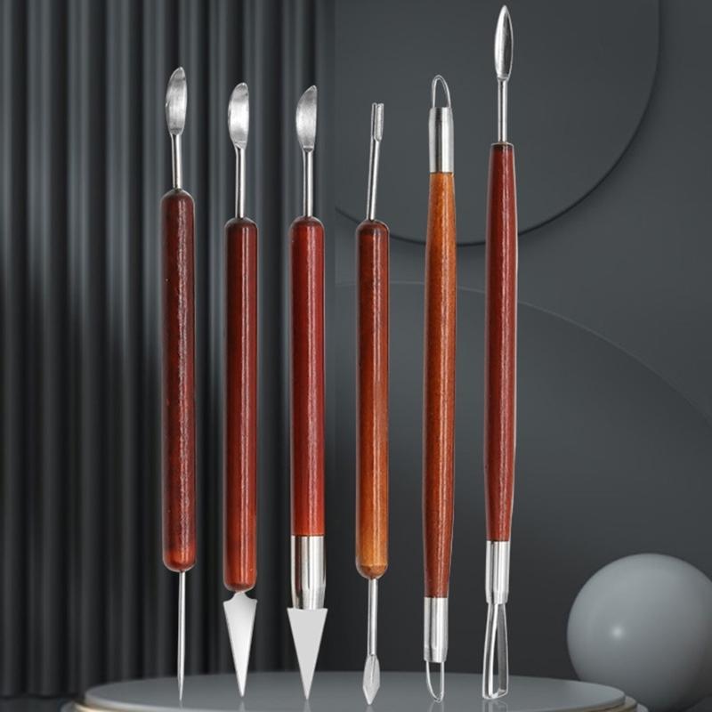 Pottery Sculpting Tool 6Piece for Detailed Handcrafted Pottery Sculptures Must Have Pottery Tool for Carving Enthusiasts