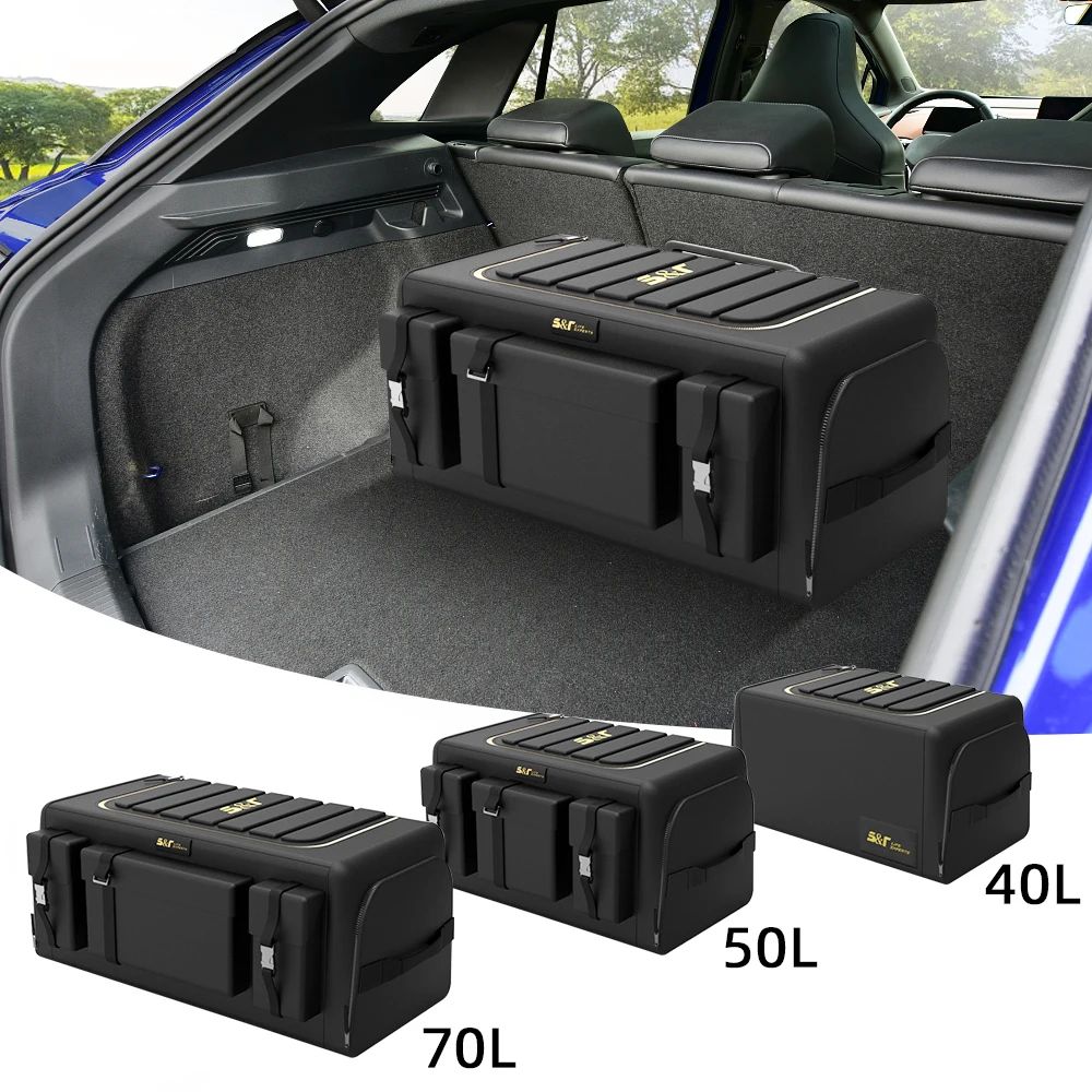 Oxford Cloth Auto Storage Bag Multiuse Trunk Storage Bag Car Trunk Organizer Box  Car Trunk