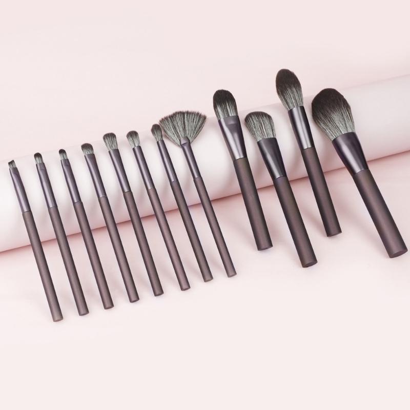 Makeup Brush Set 12 Pcs Synthetic Liquid Makeup Powder Concealers Eyeshadow Blush Makeup Brushes Make Up Brushes Kit