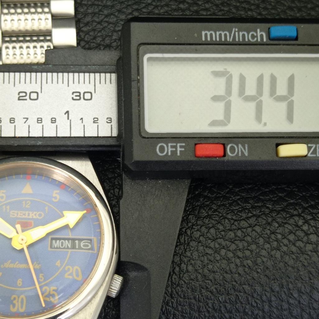 GENUINE VINTAGE SEIKO 5 AUTOMATIC 7S26A JAPAN MENS BLUE DIAL WATCH A702465-5 R124-a702465