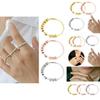 Fashionable And Specially Designed Sterling Silver Rotating Beaded Finger Ring For Women