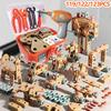 Juego de Herramientas para Niños Kit de Juguete de Ensamblaje con Tuercas Bricolaje Herramientas de Construcción Stem Juguetes Montessori Regalos para Niño Niña Taladro Eléctrico Caja de Herramientas Opcional