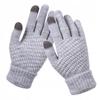 Acrylic Warm Touch Gloves Gray R02