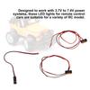 LED Toy Car Lights Remote Control Car Light Strip LED Marker Lights with Heat Shrink Tubing for RC Cars Orange