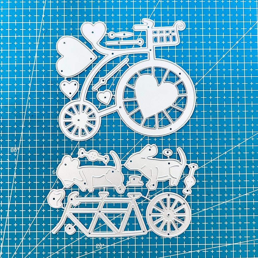 

Bicycle Metal Cutting Dies Stencil for DIY Scrapbooking Photo Album Embossing Paper Cards Crafts Diecuts dies