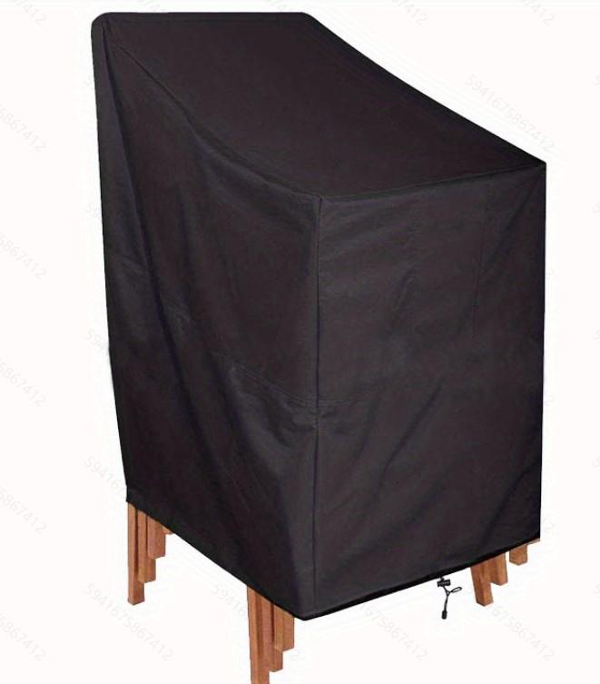 Waterproof Oxford Cloth Folding Patio Chair Cover - Dustproof & Sun/Rain Protection