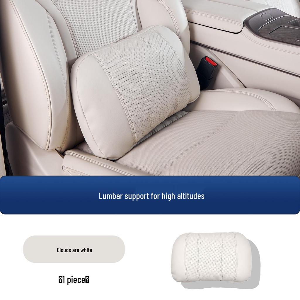 Compatible Wey Gaoshan 7/8/9 Headrest & Lumbar Support Pillow for Car Interior Neck Protection