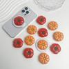 Cute Tomato Phone Stand Magnetic Socket Grip Phone Holder For Magsafe IPhone Mac Samsung Safe Ring Finger Expanding Stand