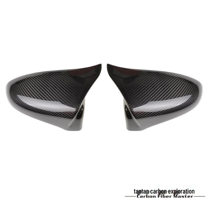 

Tantan Carbon Fiber Bullhorn Rearview Mirror Shell for Lexus RC - Dry Carbon Fiber Exterior Modification Cover