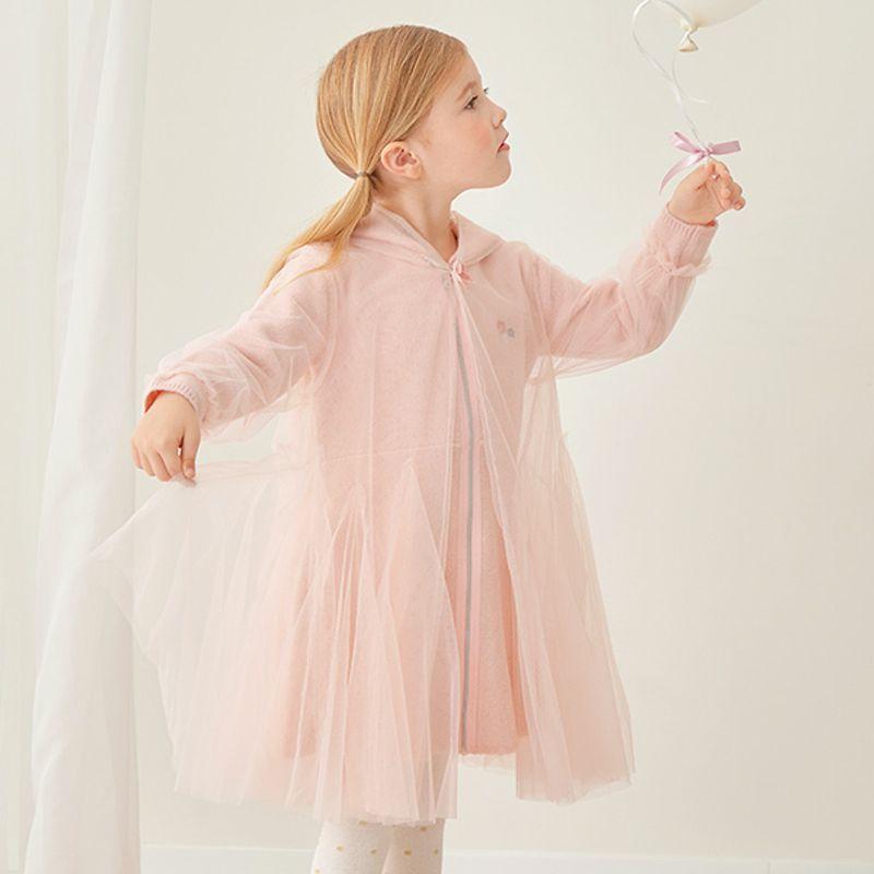 David Bella Children's Spring Dress Two-Piece Set for Girls, Stylish Princess Dress with Jacket for Older Children