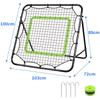 Vevesoas Rebound Net for Soccer, Indoor/Outdoor Use, Adjustable Training Equipment for Baseball/Volleyball/Softball/Lacrosse, Portable Foldable Pass/S