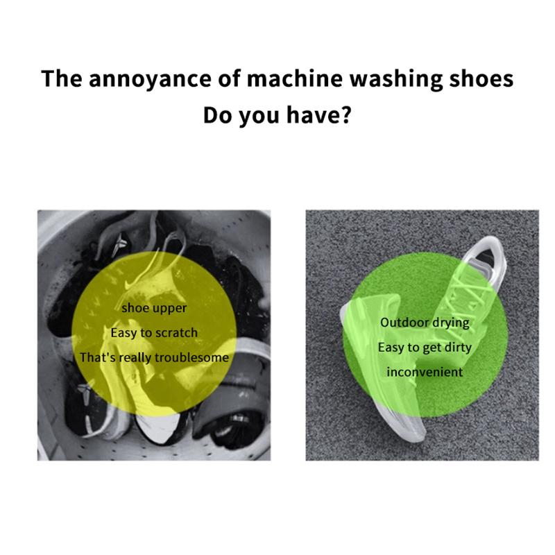 Mesh Shoe Washing Bags Washing Machine Laundry Bags Anti-Deformation Shoes Bag Travel Laundry Storage Organizers