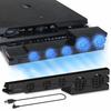 Linkhood chladicí ventilátor pro ps4 pro usb externí chladič 5 ventilátorů turbo s regulací teploty chladicí ventilátor pro herní konzoli Sony playstation pro