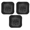 Portable Drain Hair Catcher Filter Sink Durable Silicone Mat Floor Drain  Household