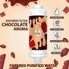Chocolate Scented Shower Head Filter,Water Softener,Soft Hair/ Skin Chlorine Removal,Bathroom Accessories