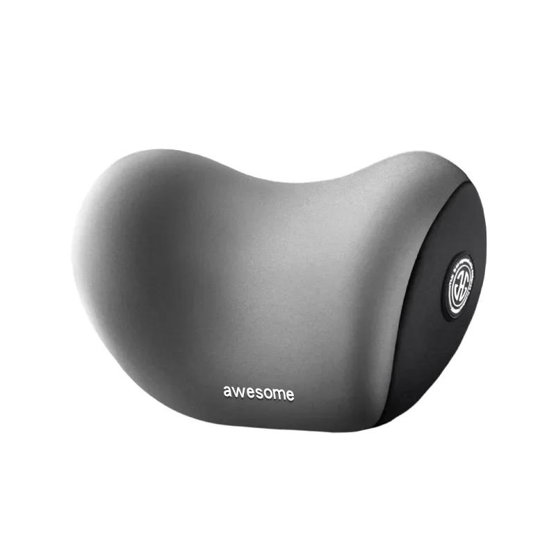 

Top Car Headrest Auto Lumbar Pillow Neck Support Seat Travel Guard Double Concave Arc Design Soft Rebound Breathable Car Pillow