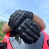 Motocyklové rukavice Závodní Pravá kůže Uhlík Cyklistika Motorka Silniční závodní tým Rukavice s dotykovou obrazovkou Pánské Dámské Letní Zimní