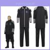 Poliestere di alta qualità Mostro No. 8 Costume Cosplay Uniforme Nera Anime di Squadra Per Uomini e Donne