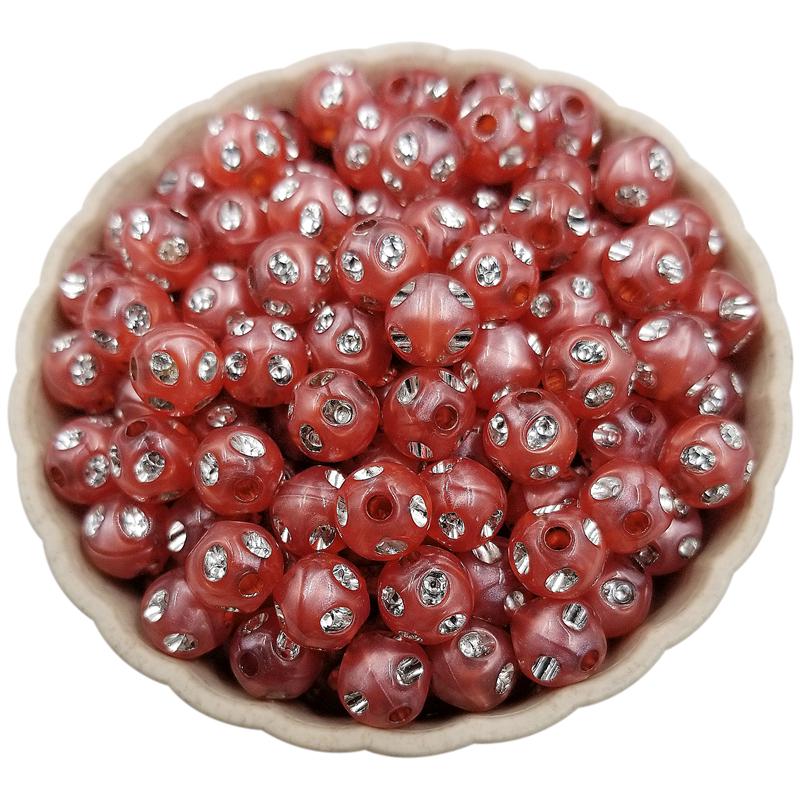 

Креативные яркие цвета с бриллиантами и кристаллами, 40 шт., 8 мм, кулон, ожерелье, браслет, свободные бусины, сделай сам, для изготовления ювелирных изделий, подвеска-прокладка, оптовая продажа