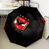1PC Ahly Football club Printed Umbrella Folding umbrella, automatic umbrella 8-Frame for Travel, camping Fan gifts Christmas Gifts