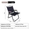 Kermit Outdoor Folding Table and Chair Set - Portable Camping and Beach Chair